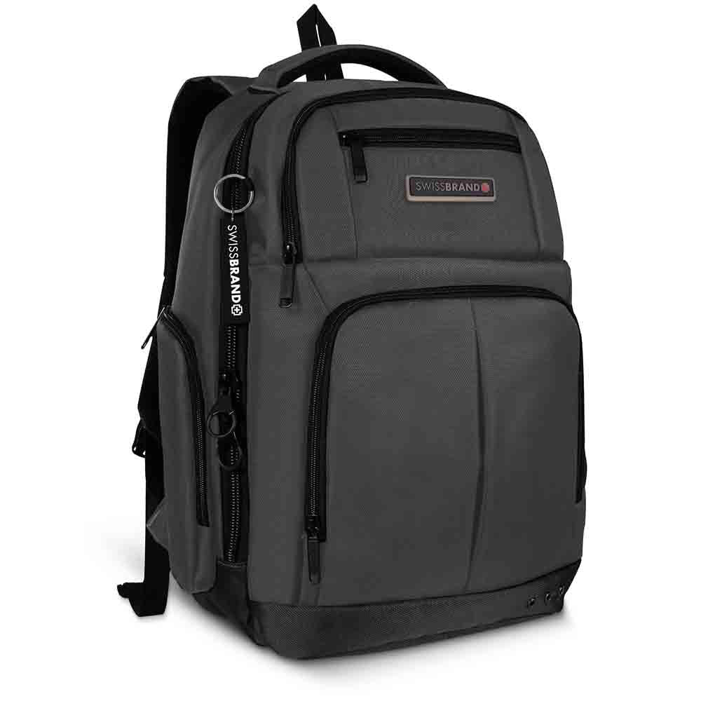 SwissBrand תיק גב למחשב נייד לפטופ 15.6" Wembley - תיק התיקיםSwissBrandתיקים