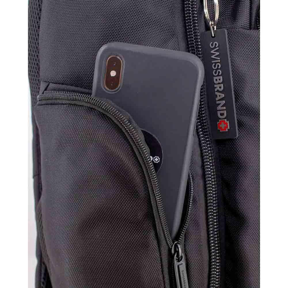 SwissBrand תיק גב למחשב נייד לפטופ 15.6" Wembley - תיק התיקיםSwissBrandתיקים