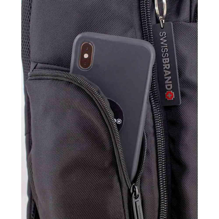 SwissBrand תיק גב למחשב נייד לפטופ 15.6" Wembley - תיק התיקיםSwissBrandתיקים