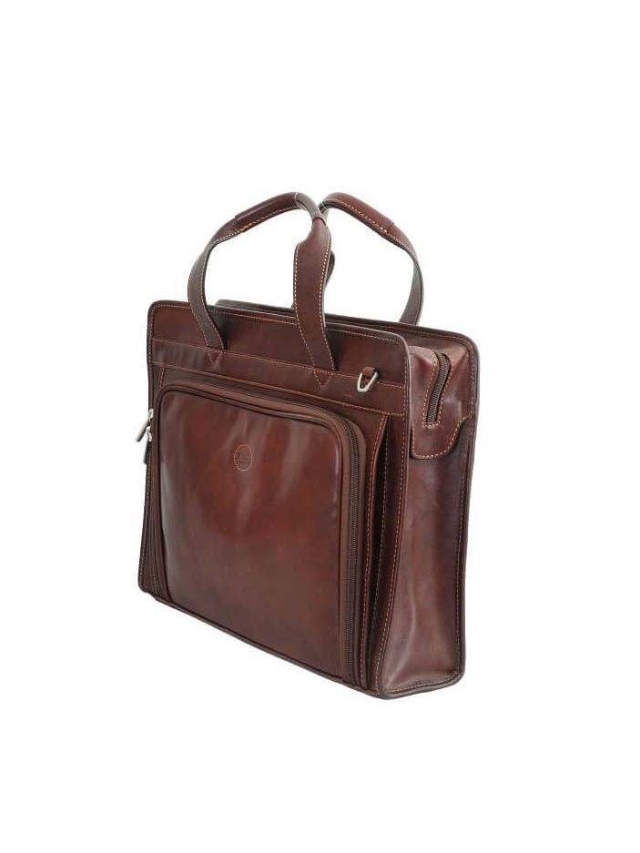 TONY PEROTTI תיק עסקים יוניסקס קלאסי מעור 2 ידיות (2 צבעים) - תיק התיקיםTONY PEROTTIתיקי צד לגבר