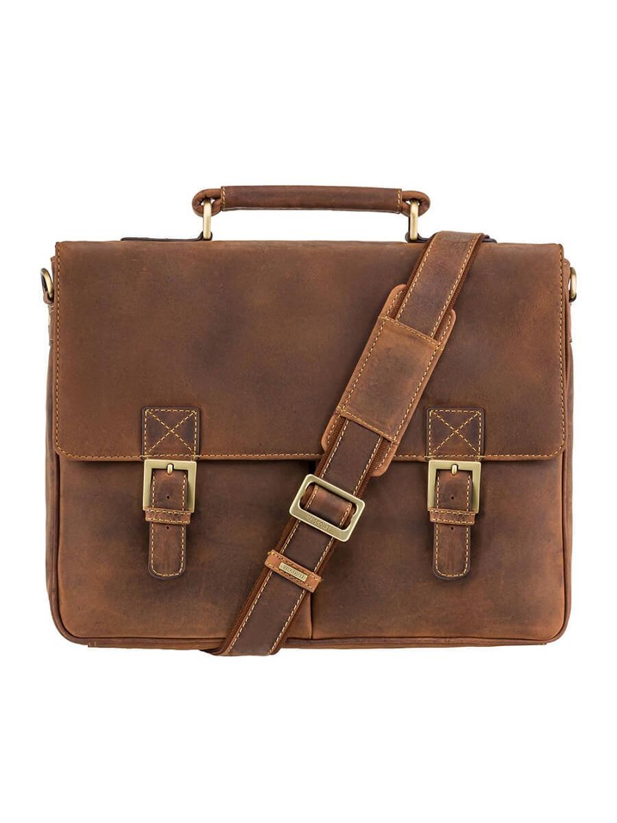 VISCONTI תיק עסקים אלגנטי מעור משומן דגם ברלין (2 צבעים) - תיק התיקיםVISCONTIתיקי עסקים