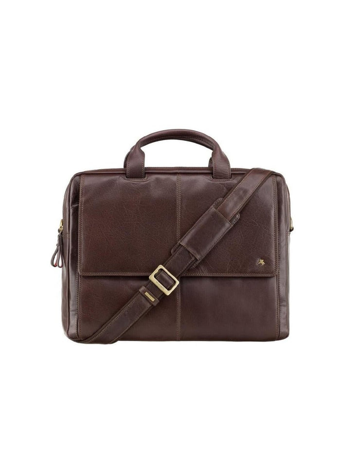 VISCONTI תיק עסקים ללפטופ דגם Anderson מעור - תיק התיקיםVISCONTIגברים