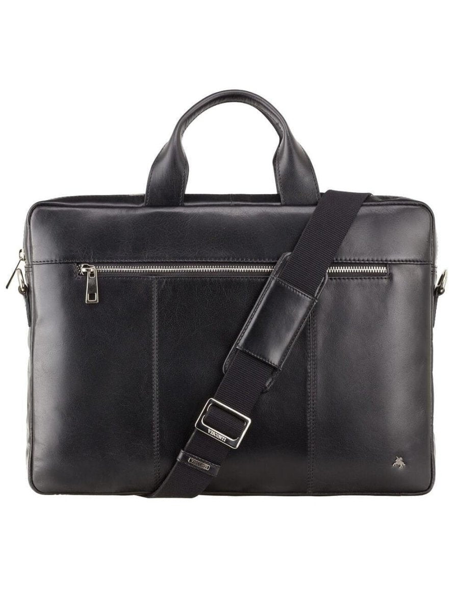 VISCONTI תיק עסקים Charles ללפטופ עד 13 אינץ' מבחר צבעים - תיק התיקיםVISCONTIתיקים למחשב נייד