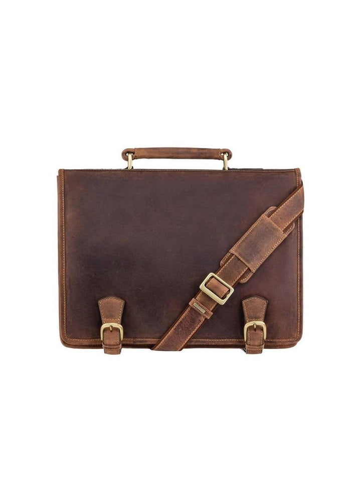 VISCONTI תיק עסקים גדול עם תאים מרובים מדגם HULK מעור - תיק התיקיםVISCONTIגברים