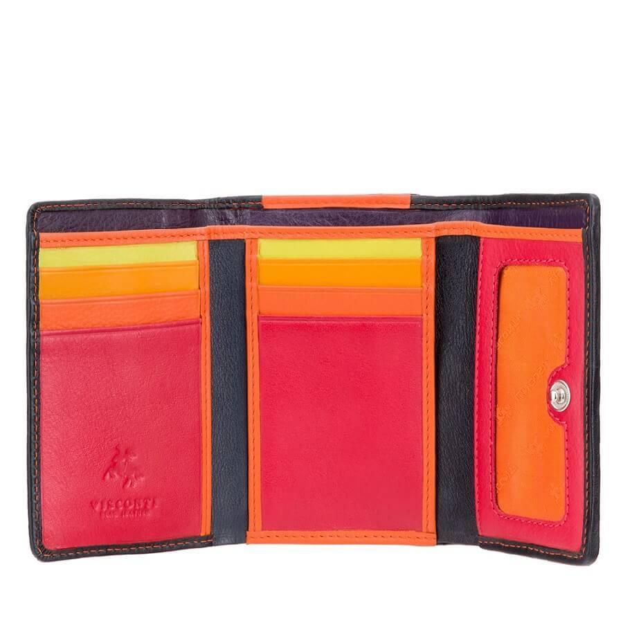 VISCONTI ארנק קטן דגם Paris פרחים - תיק התיקיםVISCONTIנשים