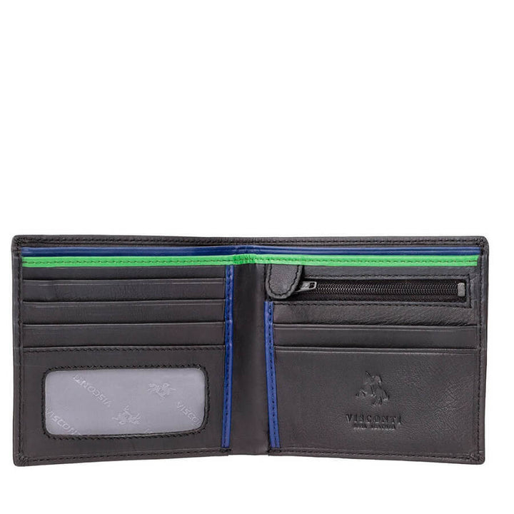 Visconti ארנק בעל הגנת RFID דגם Le - chifre שחור - תיק התיקיםVISCONTIגברים
