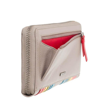 VISCONTI ארנק בעל הגנת RFID דגם VON קשת בענן - תיק התיקיםVISCONTIנשים