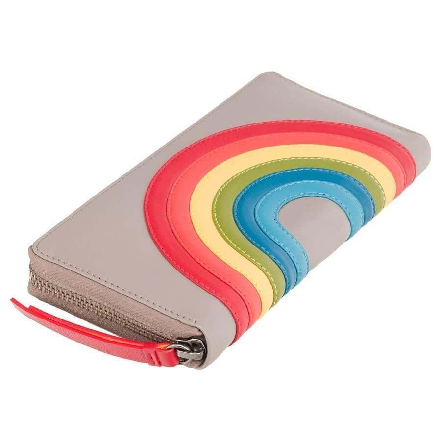 VISCONTI ארנק בעל הגנת RFID דגם VON קשת בענן - תיק התיקיםVISCONTIנשים